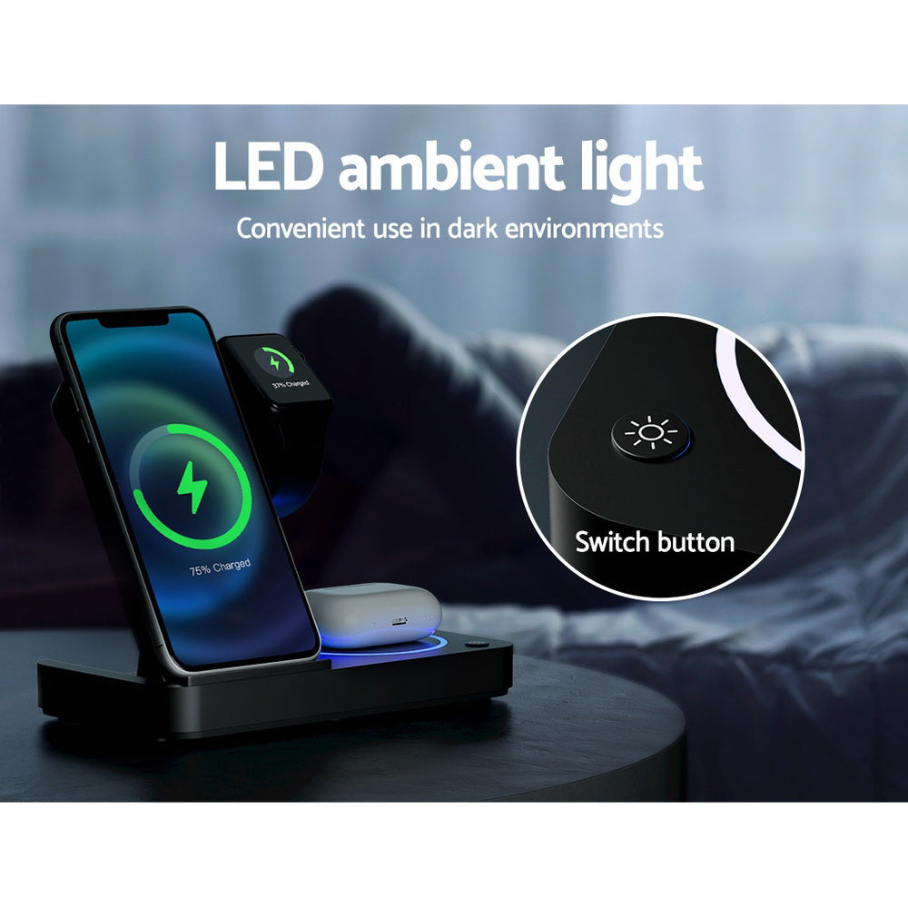 4-in-1 Wireless Charger Station